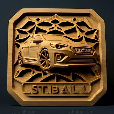 3D модель Subaru Stella (STL)